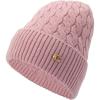 imageCoach Womens Cable BeanieFaded Pink