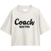 imageCoach Womens Cropped TShirtBeige