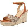imageCoach Womens Espadrille Wedge PlatformCocoaBurnished Amber
