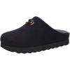 imageCoach Womens Hadley Felt SlipperBlack