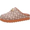 imageCoach Womens Hadley Signature Jacquard SlipperCocoaBurnished Amber