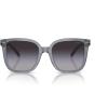 imageCoach Womens Hc8381f Low Bridge Fit Square SunglassesDark GreyLight GreyLight Grey Gradient