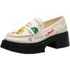 imageCoach Womens Leah Platform Loafer with Sketch PrintCharcoalBlack