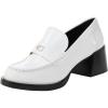 imageCoach Womens Natalie Leather LoaferOptical White