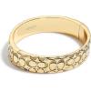 imageCoach Womens Signature Quilted Bangle BraceletGold