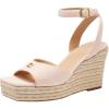 imageCoach Womens Suede Espadrille Wedge PlatformBlush