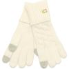 imageCoach womens Cable Knit GloveChalk