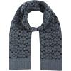 imageCoach womens Metallic Signature C Jacquard ScarfBlack