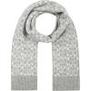 imageCoach womens Metallic Signature C Jacquard ScarfChalk