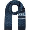 imageCoach womens Signature C Logo Knit ScarfTrue Blue