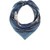 imageCoach womens Tabby Printed Silk SquareDeep Blue