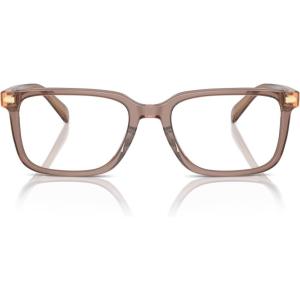 imageCOACH Mens HC6239U Universal Fit Square Prescription Eyewear Frames Transparent PecanDemo Lens 55 mm