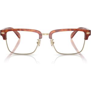 imageCOACH Mens Hc6253 Rivet Square Prescription Eyewear FramesCaramel TortoiseDemo Lens