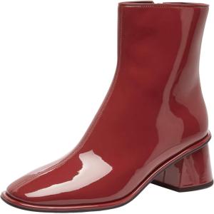 imageCOACH Womens Gigi Bootie Uniform Dress ShoeRuby