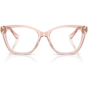 imageCOACH Womens HC6120 Square Prescription Eyewear Frames Transparent Dusty RoseDemo Lens 54 mm