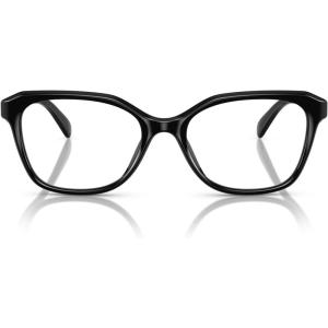 imageCOACH Womens Hc6244u Sculpted C Hardware Universal Fit Square Prescription Eyewear FramesBlackDemo Lens