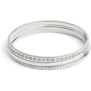 imageCOACH Womens Signature Quilted Heart Bangle Set