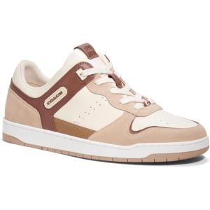 imageCoach Mens C201 Mixed Material SneakerSaddleTaupe