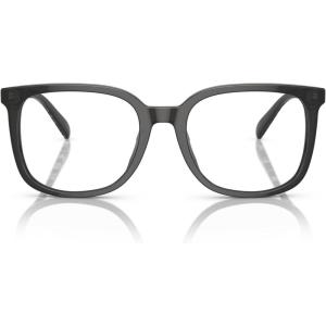 imageCoach Mens Hc6227u Universal Fit Square Prescription Eyewear FramesTransparent Dark GreyDemo Lens