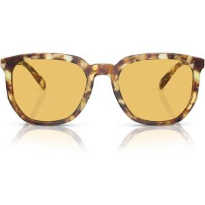 imageCoach Mens Hc8384u Universal Fit Square SunglassesHoney TortoiseAmber Solid