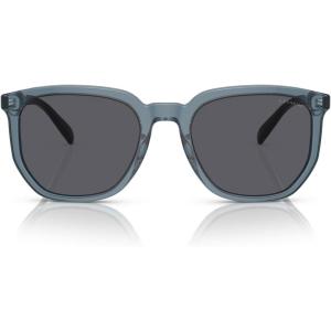 imageCoach Mens Hc8384u Universal Fit Square SunglassesTransparent BlueBlue Solid