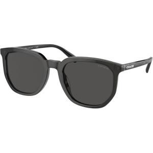 imageCoach Mens Hc8384u Universal Fit Square SunglassesTransparent Dark GreyGrey Solid