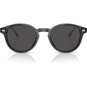 imageCoach Mens Hc8428u Universal Fit Round SunglassesTransparent GreyGrey Solid