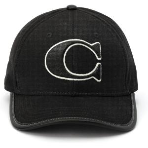 imageCoach Womens C Cotton Canvas Baseball HatBlack