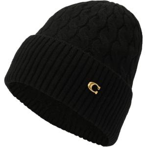 imageCoach Womens Cable BeanieBlack