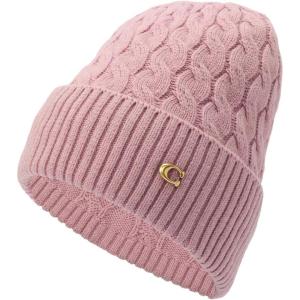 imageCoach Womens Cable BeanieFaded Pink