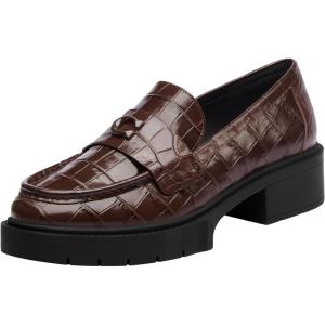 imageCoach Womens Leah Embossed Croc LoaferMaple