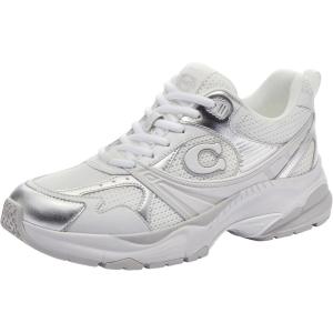 imageCoach Womens Metallic Mesh Sneaker CharcoalBlack 5
