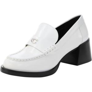 imageCoach Womens Natalie Leather LoaferOptical White