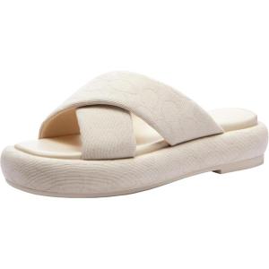 imageCoach Womens Penelope Signature C Sandal PlatformChalk