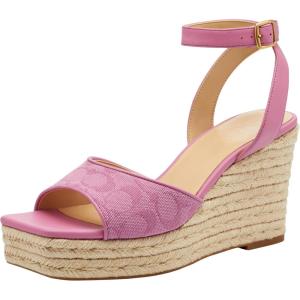imageCoach Womens Signature C Espadrille Wedge PlatformFuchsia