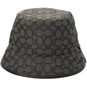 imageCoach Womens Signature C Jacquard Bucket HATCharcoal