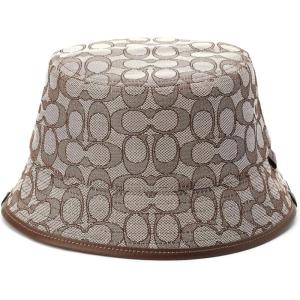 imageCoach Womens Signature C Jacquard Bucket HATOak
