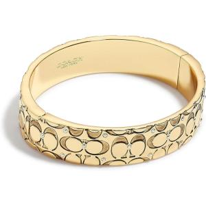 imageCoach Womens Signature Quilted Bangle BraceletGold