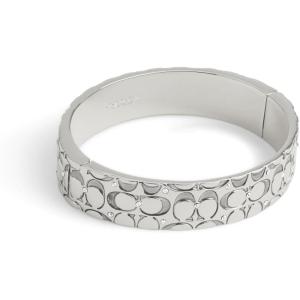 imageCoach Womens Signature Quilted Bangle BraceletSilver