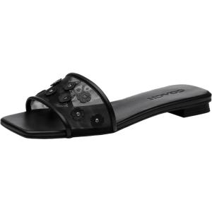 imageCoach Womens Tea Rose Flat Sandal PlatformBlack