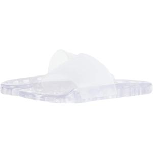 imageCoach Womens Udele Coated Canvas Slide SlipperClear Rubber