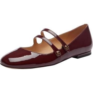 imageCoach Womens Winley Mary Jane FlatMerlot