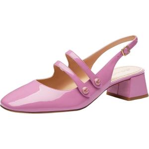 imageCoach Womens Winley Slingback Mary Jane Flat CharcoalBlack 5