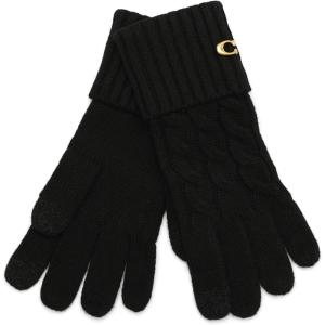 imageCoach womens Cable Knit GloveBlack