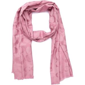 imageCoach womens Signature C Border StoleFuchsia