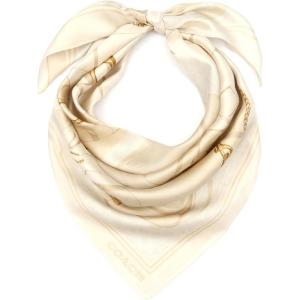 imageCoach womens Tabby Printed Silk SquareChalk