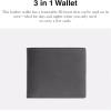 imageCOACH Mens 3in1 Wallet BillfoldCharcoal
