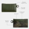 imageCOACH Mens Zip Card Case in Signature Camo Print Billfold One Size