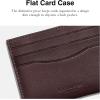 imageCoach Flat Card Case in Sport Calf Saddle 4quot L x 3quot HMAHOGANY