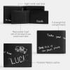 imageCoach Mens 3 in 1 Sketch Print AccessoryTravel Wallet Black Multi